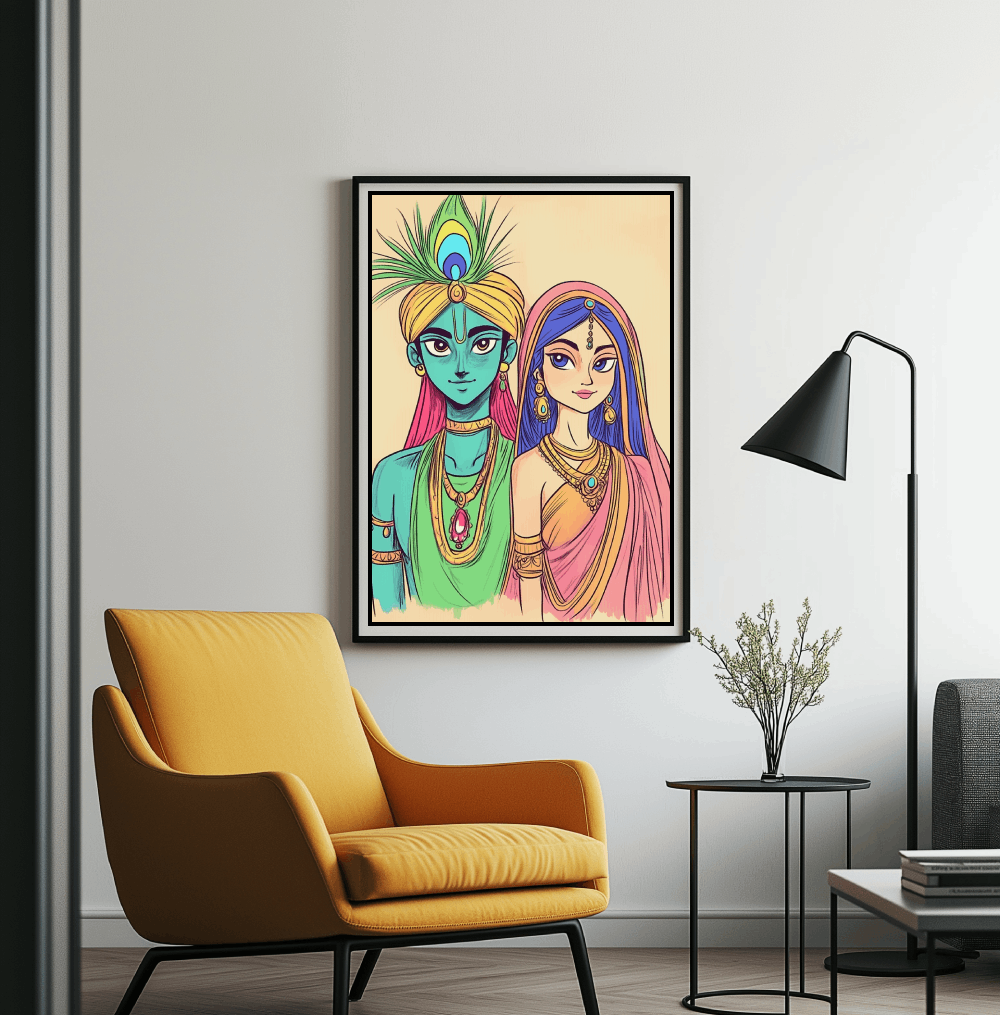 Radha and Krishna Anime
